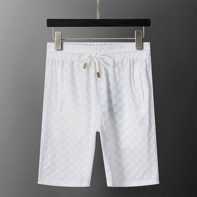 Style number: 8214# 2025 spring and summer new men's casual shorts, small check