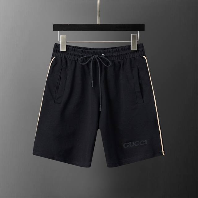 Style number: 8210# 2025 spring and summer new men's casual shorts, logo embroi