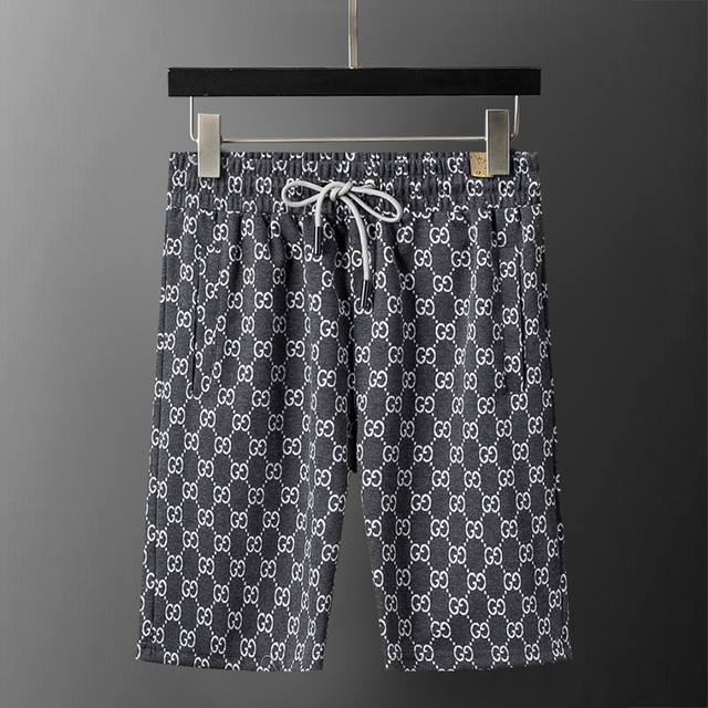 Style number: 8201# 2025 spring and summer new men's casual shorts, classic Gg