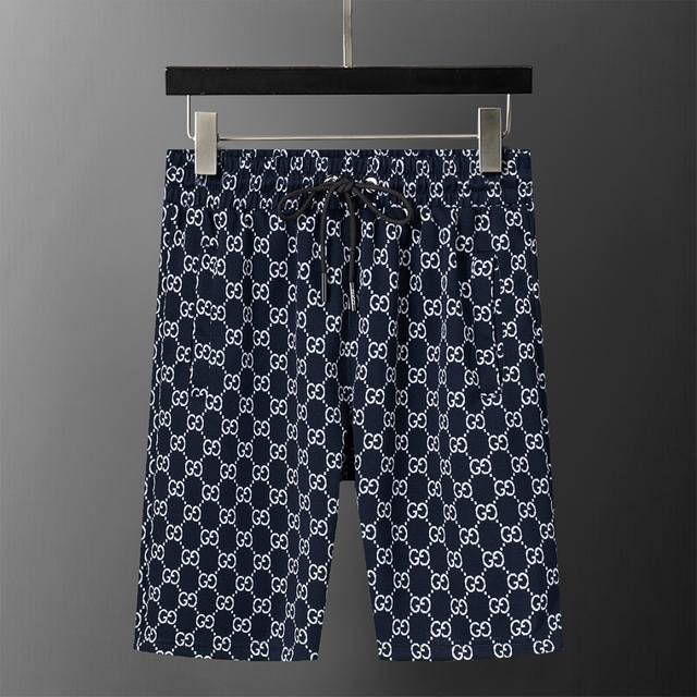 Style number: 8198# 2025 spring and summer new men's casual shorts, classic Gg