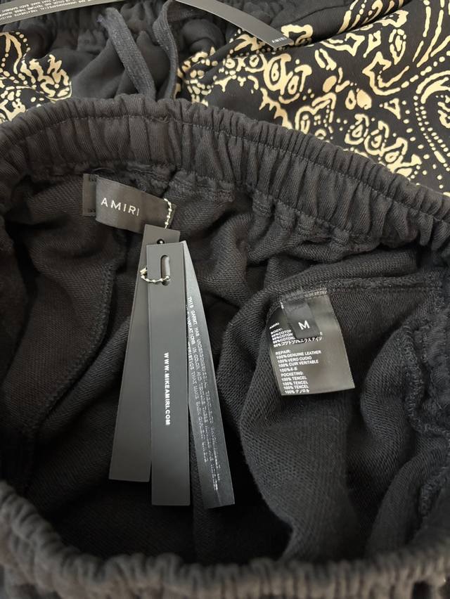 999. Detail. High quality 360g terry cotton cashew Amiri shorts SML Xl DDD