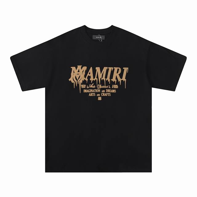 Style number: 741 Fabric: 260g double yarn Amiri 2025 spring and summer new log