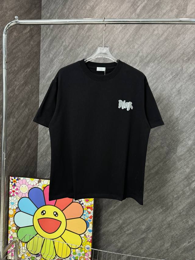 Style No. G Dior letter towel embroidery round neck short sleeves Dior official