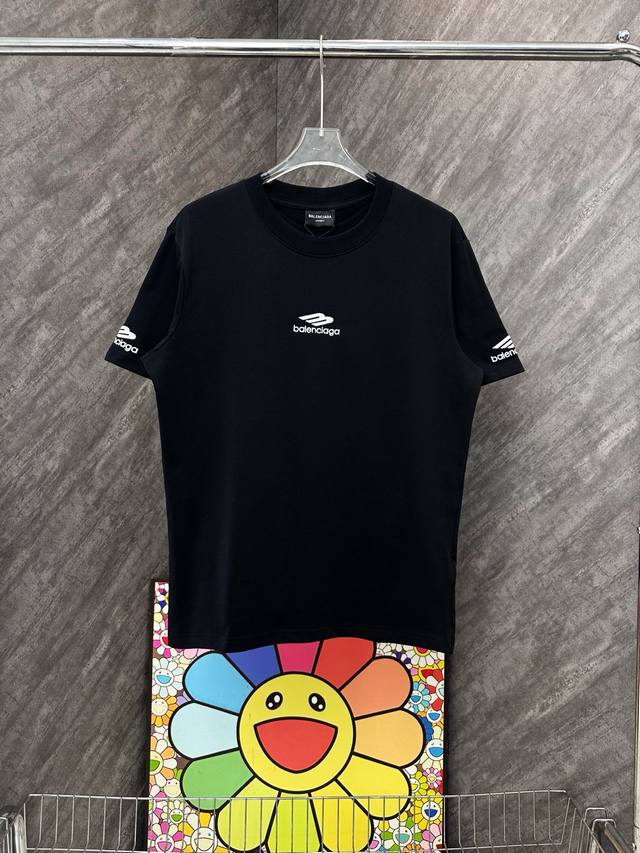 Style No. G59 Paris M small logo with multiple misplaced embroidery, round neck