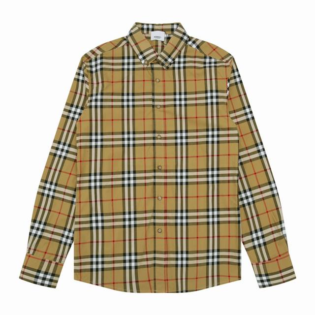 Style No. W811 White background Burberry classic plaid shirt Burberry counter s