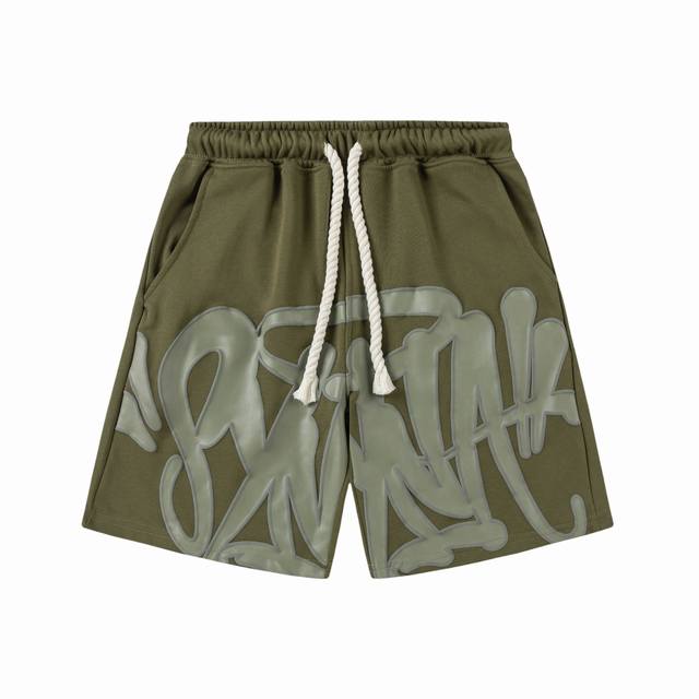 Syn-608#High-weight printed American shorts suitHigh quality! Original custom fa