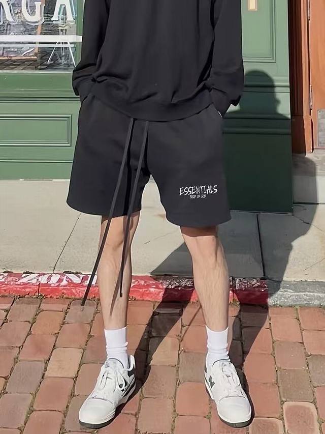 Fog-605#Fog Fashion brand Essentials summer loose five-point sports shorts High