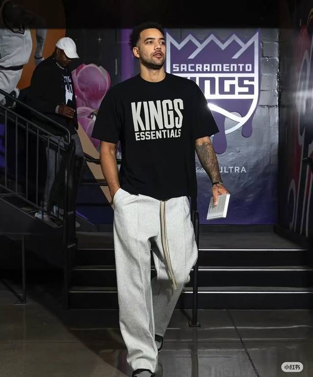 Fog-556# Fear Of God Essentials x NBA joint model Ss25 Kings Sacramento Kings le