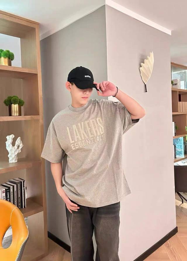 Fog-566 #Fear Of God Essentials X Nba Joint Model Ss25 Nba-Lakers Los Angeles La