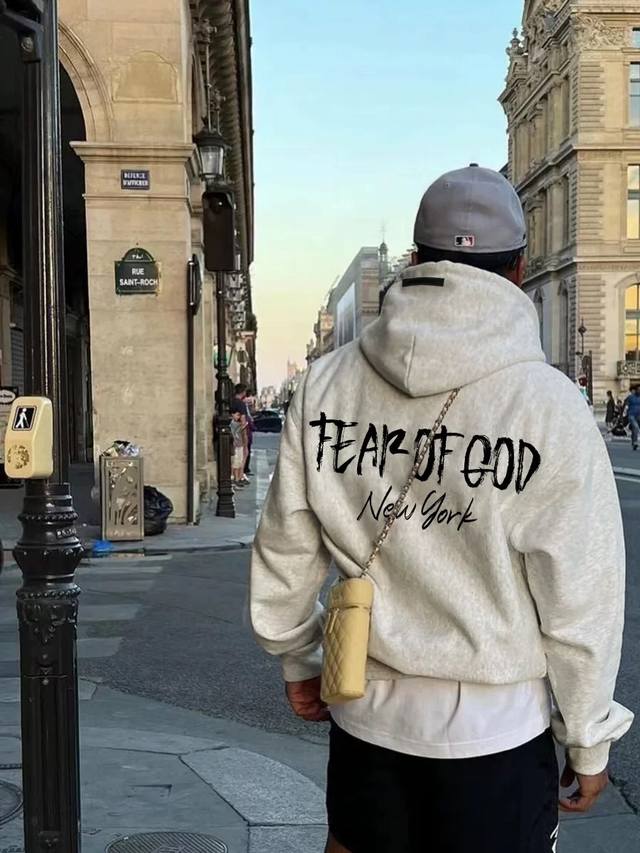 Fog-8828# Fear Of God Fog Essentails American New York Limited Hooded Autumn and