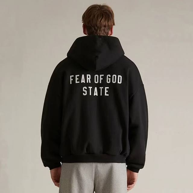 Fog-8831#Fear Of Essentials24 Autumn and Winter Embroidered American Plus Velvet