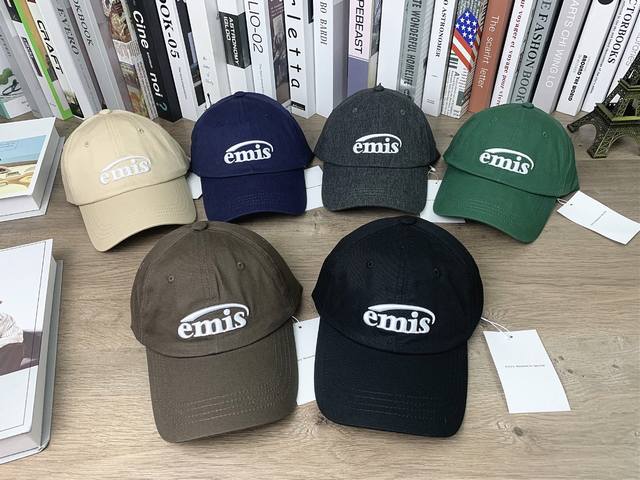 9385# #Emis Korean niche fashion brand soft top baseball cap classic style unise