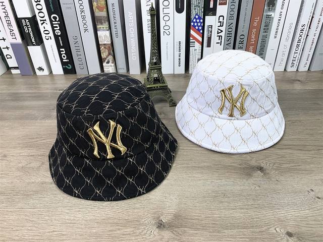 9720# #Ny gold label embroidered fisherman hat casual basin hat for men and wome