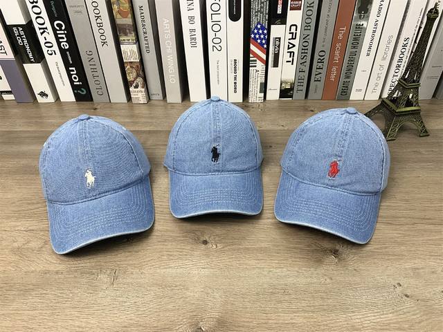 9718# #Paul Polo denim soft top baseball cap men and women casual outdoor duckbi