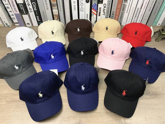 9717# #Paul Polo classic embroidered baseball cap soft top duckbill cap men and