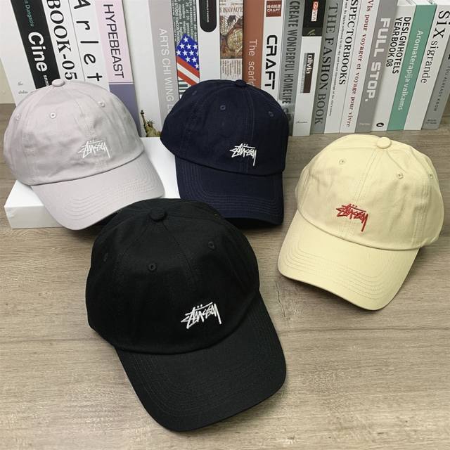 8020# #Stusi embroidered classic baseball cap for men and women couples with the