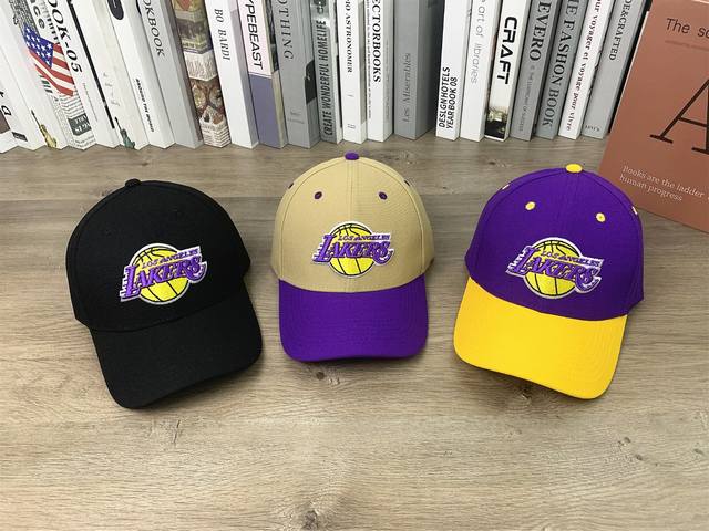9529# #Basketball Lakers Baseball Cap Ball Cap Men's and Women's Hats Show Face