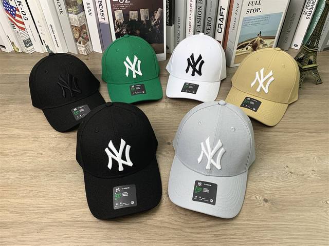 9535# #Ny embroidered classic hard top baseball cap with face-revealing small du