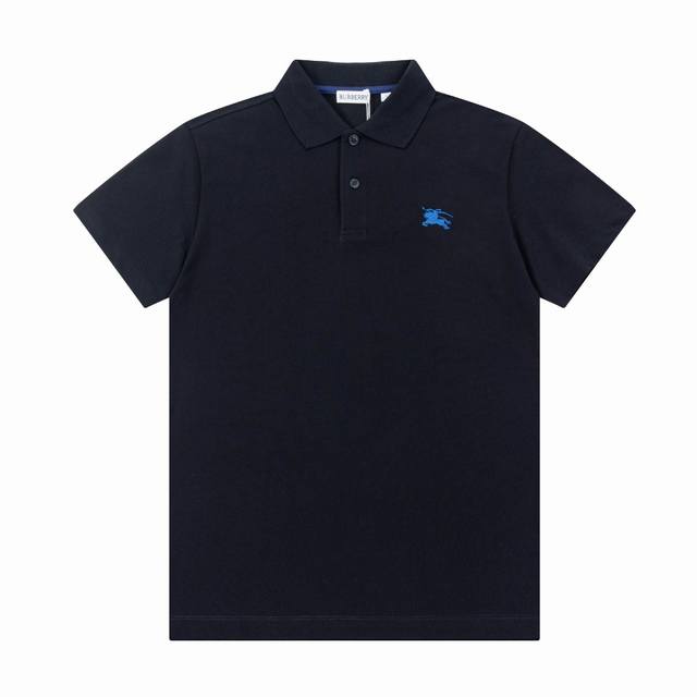 Bur Spring and Summer Lapel Polo Shirt New Classic Warhorse Color Embroidery Log