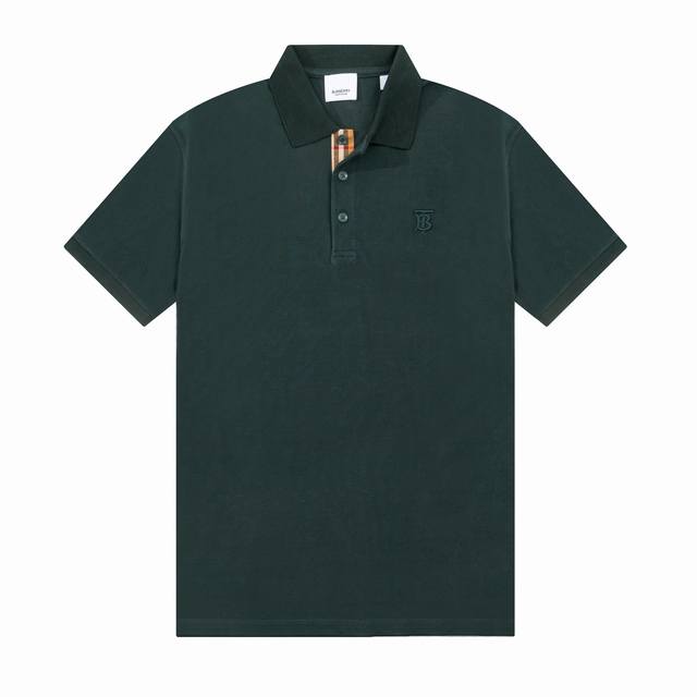 Bur Spring and summer lapel Polo shirt new classic small Tb letter Tajima embroi