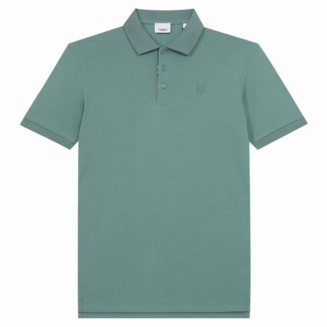Bur Spring and summer lapel Polo shirt new classic small Tb letter Tajima embroi