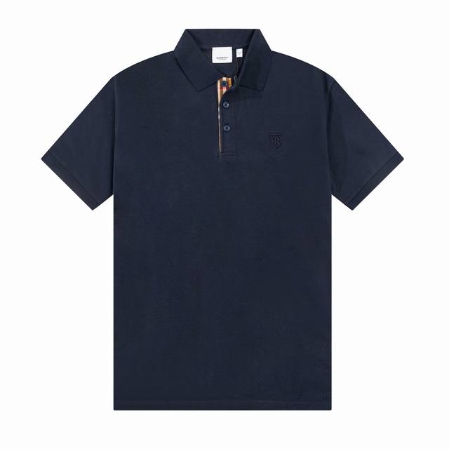 Bur Spring and summer lapel Polo shirt new classic small Tb letter Tajima embroi