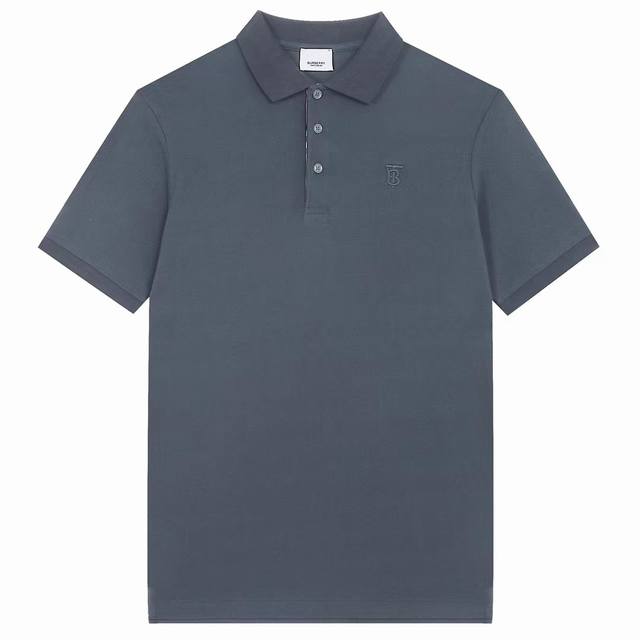 Bur Spring and summer lapel Polo shirt new classic small Tb letter Tajima embroi