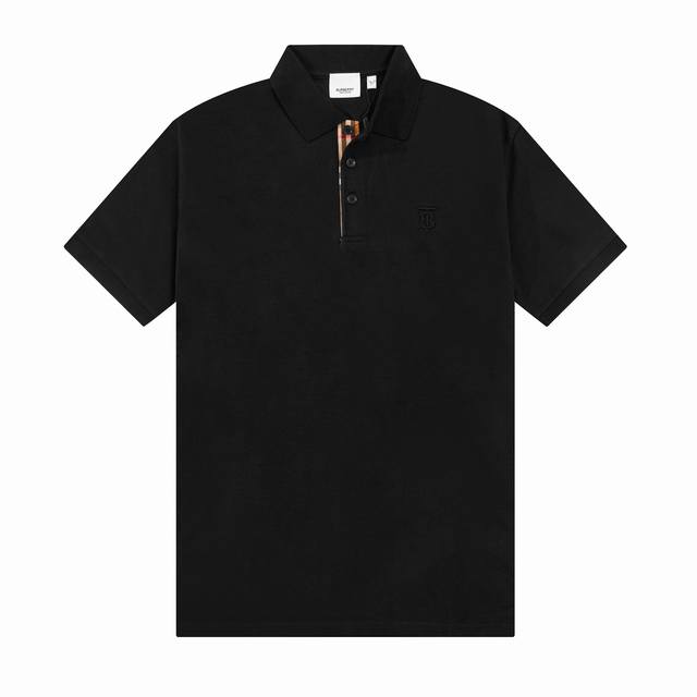 Bur Spring and summer lapel Polo shirt new classic small Tb letter Tajima embroi