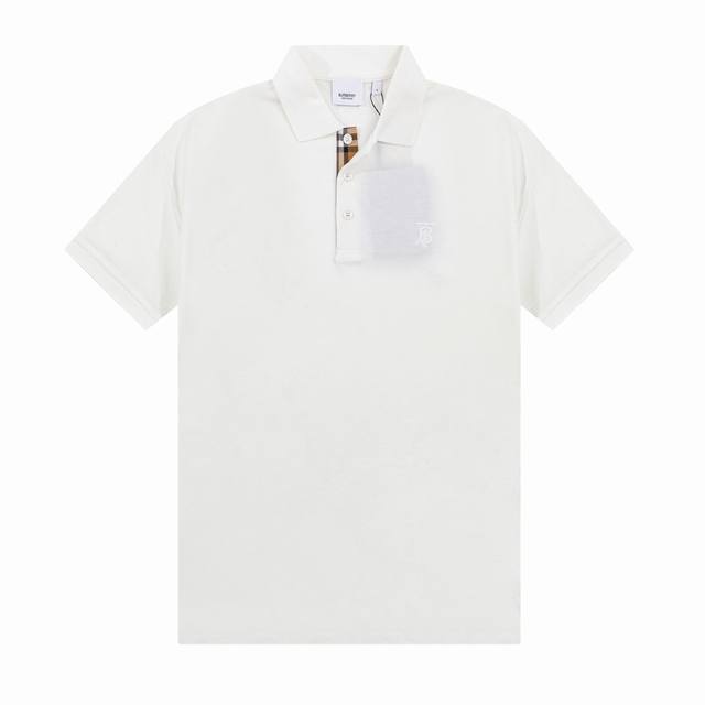 Bur Spring and summer lapel Polo shirt new classic small Tb letter Tajima embroi
