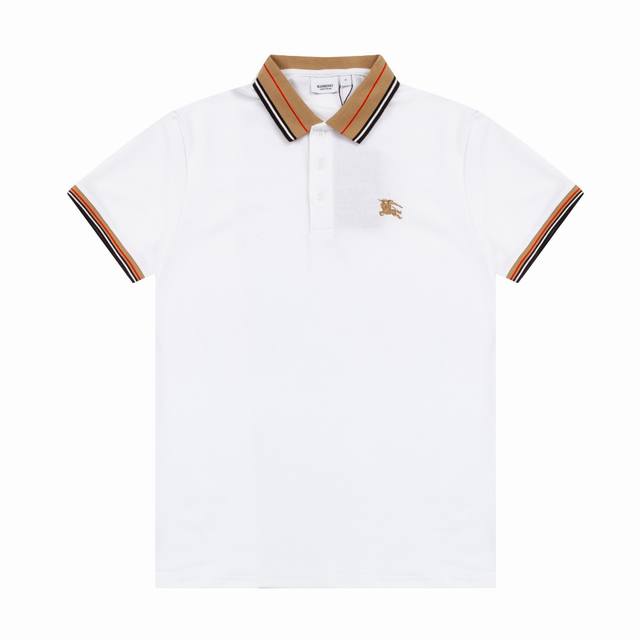Bur Spring and Summer Lapel Polo Shirt New Classic War Horse Tajima embroidery c