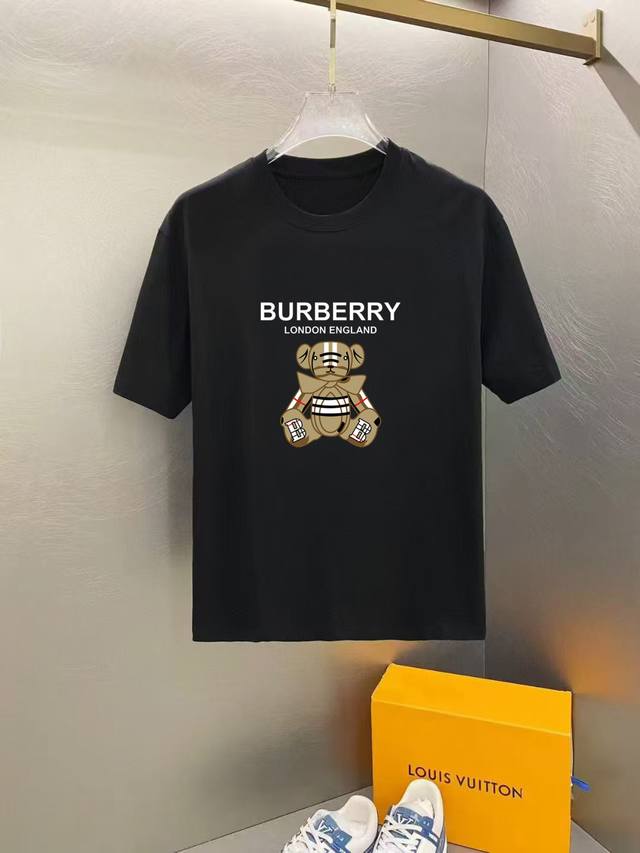 BURBERRY 2025 Early Spring New Release Counter Latest Short-sleeved Round Neck T