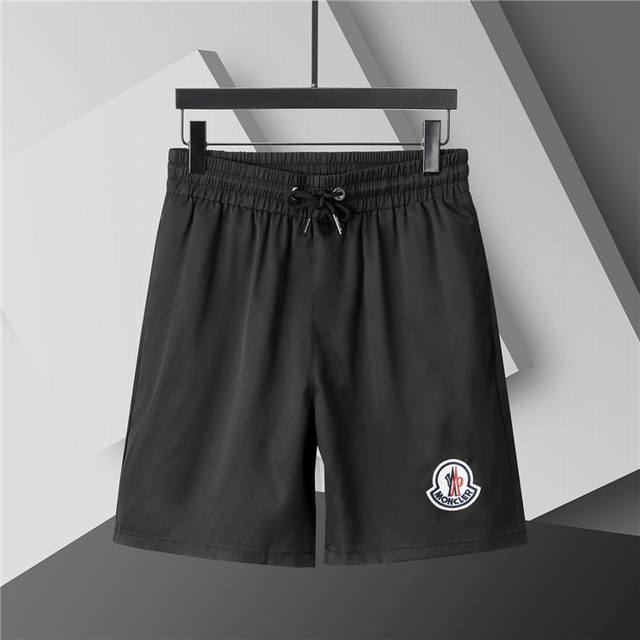 2025 Spring and Summer New. Men's round neck classic logo beach pants, made of i