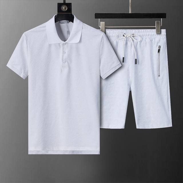 Spring and summer official website synchronized new lapel short suit, full floc