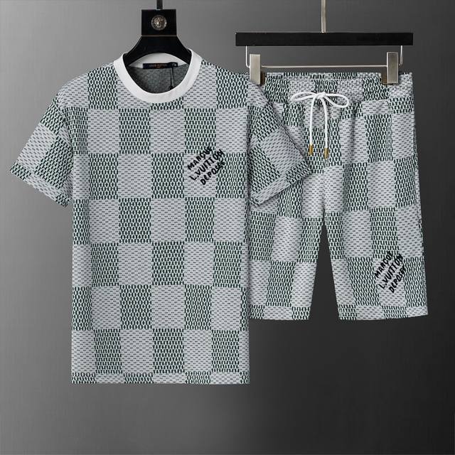 Spring and summer official website synchronized new round neck short suit, jacq