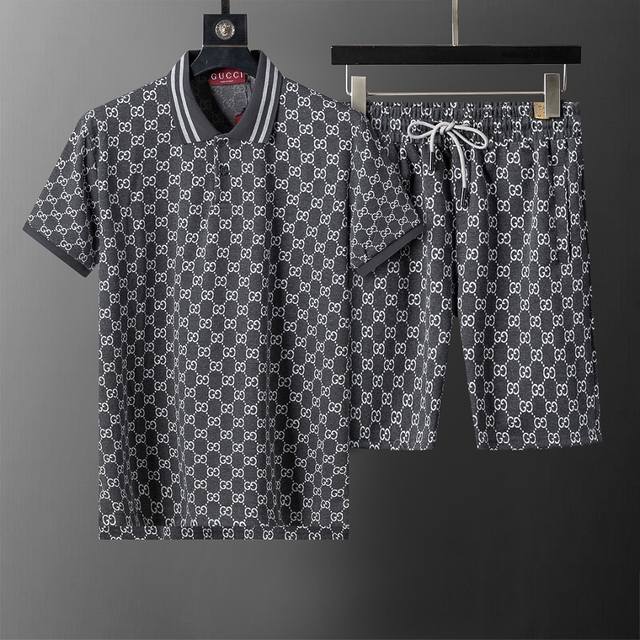 Spring and summer official website synchronized new lapel short suit, Gg jacqua