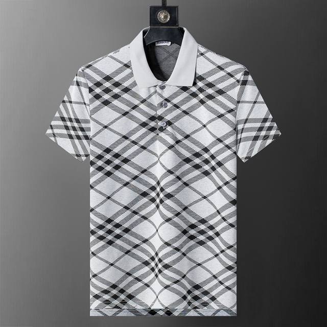Spring and summer official website synchronized new lapel T-shirt Polo, plaid j