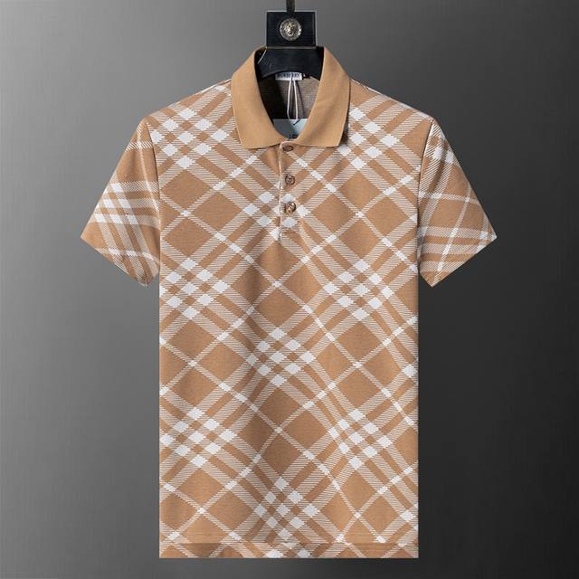Spring and summer official website synchronized new lapel T-shirt Polo, plaid j