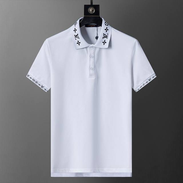 Spring and summer official website synchronized new lapel T-shirt Polo, merceri
