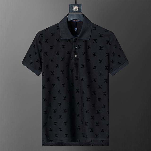 Spring and summer official website synchronized new lapel T-shirt Polo, merceri