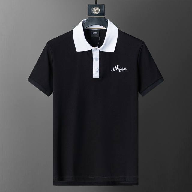 Spring and summer official website synchronized new lapel T-shirt Polo, merceri