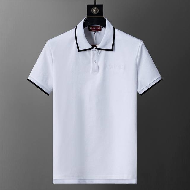 Spring and summer official website synchronized new lapel T-shirt Polo, double-