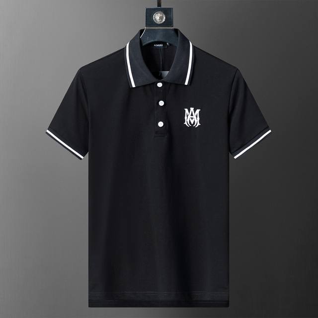 Spring and summer official website synchronized new lapel T-shirt Polo, merceri