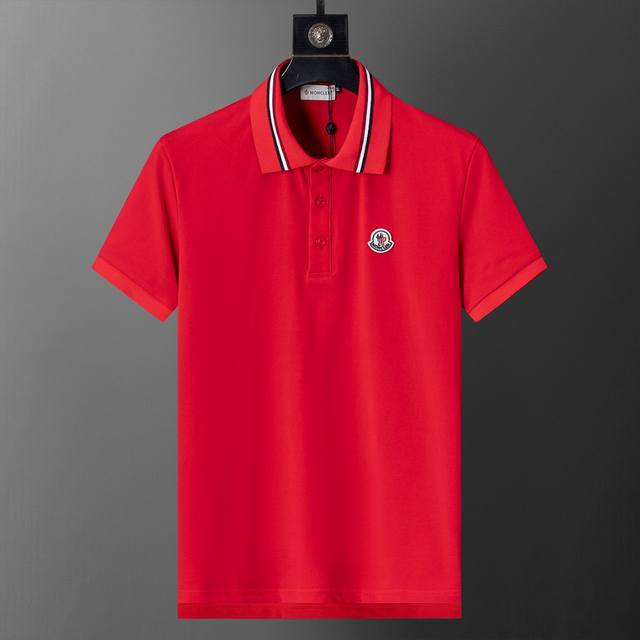 Spring and summer official website synchronized new lapel T-shirt Polo, merceri