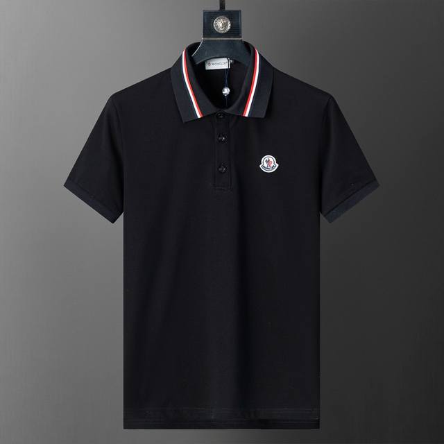 Spring and summer official website synchronized new lapel T-shirt Polo, merceri