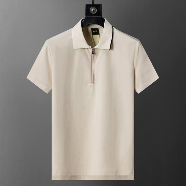 Spring and summer official website synchronized new lapel T-shirt Polo, double-