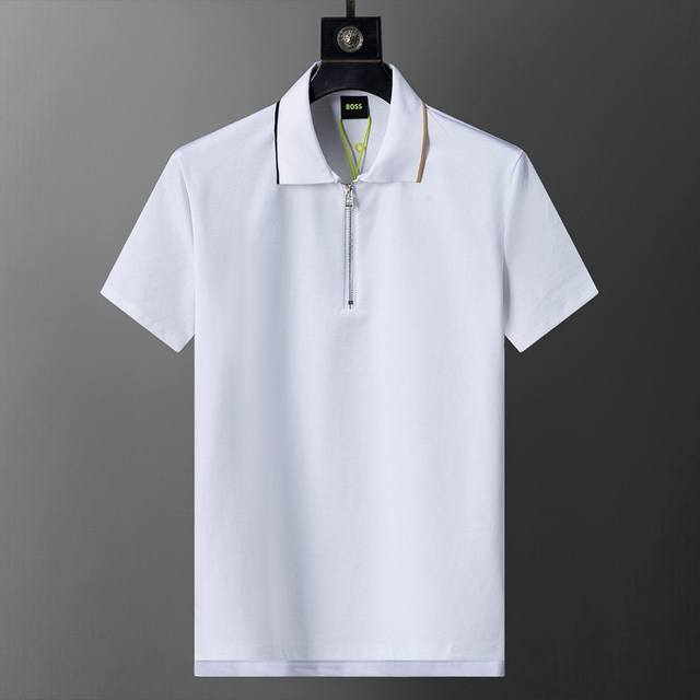 Spring and summer official website synchronized new lapel T-shirt Polo, double-