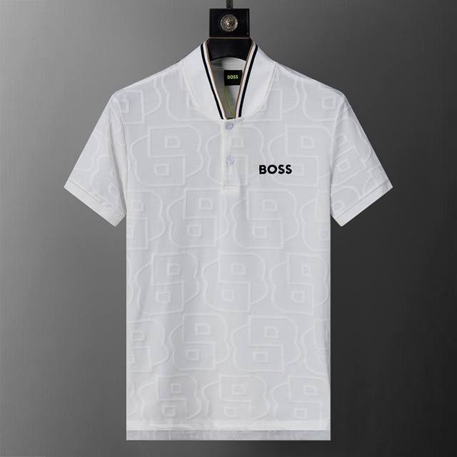 Spring and summer official website synchronized new lapel T-shirt Polo, jacquar