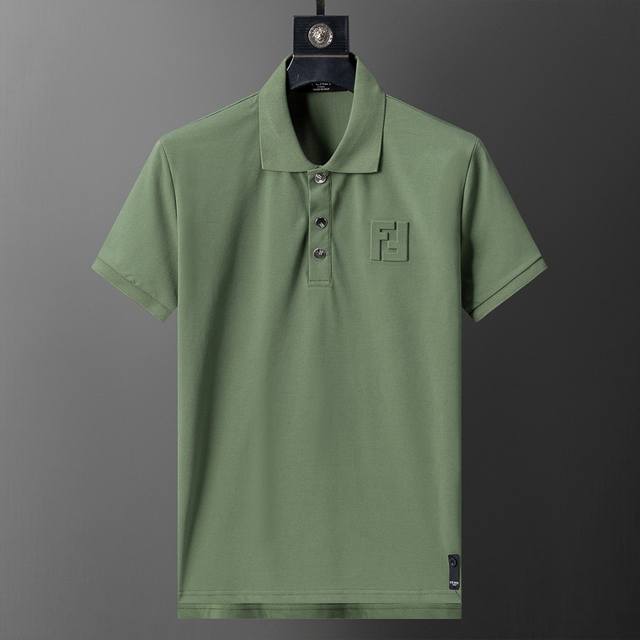 Spring and summer official website synchronized new lapel T-shirt Polo, merceri