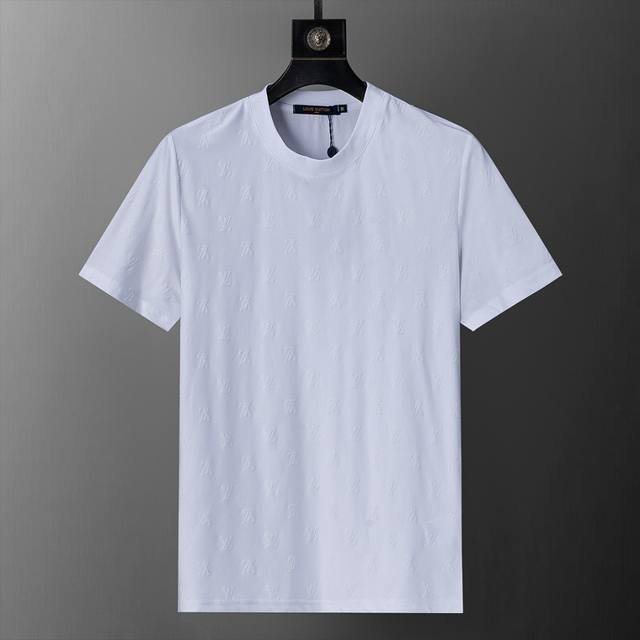 New T-shirt with flocking printing, exquisite workmanship, synchronized with th