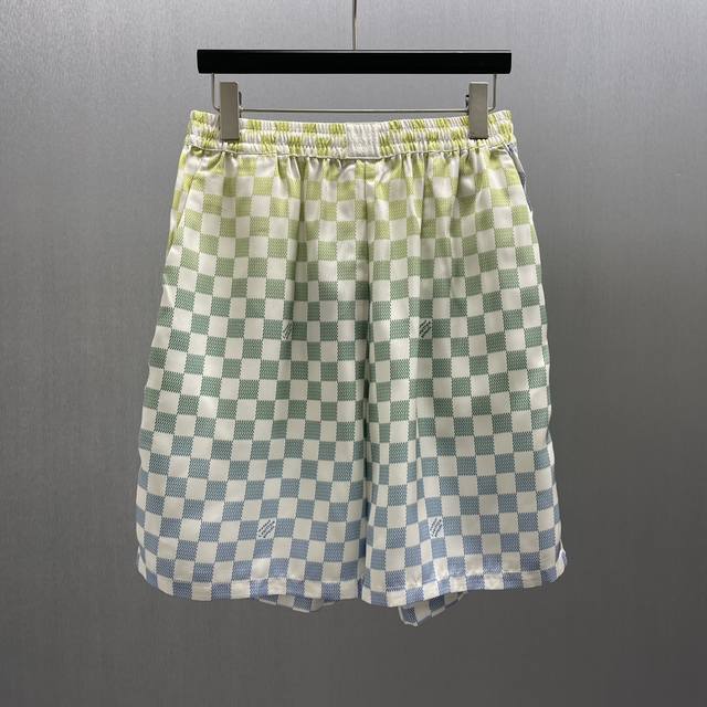 Lu Gradient Print Silk Shorts Size: S-Xl These silk shorts incorporate the Marqu